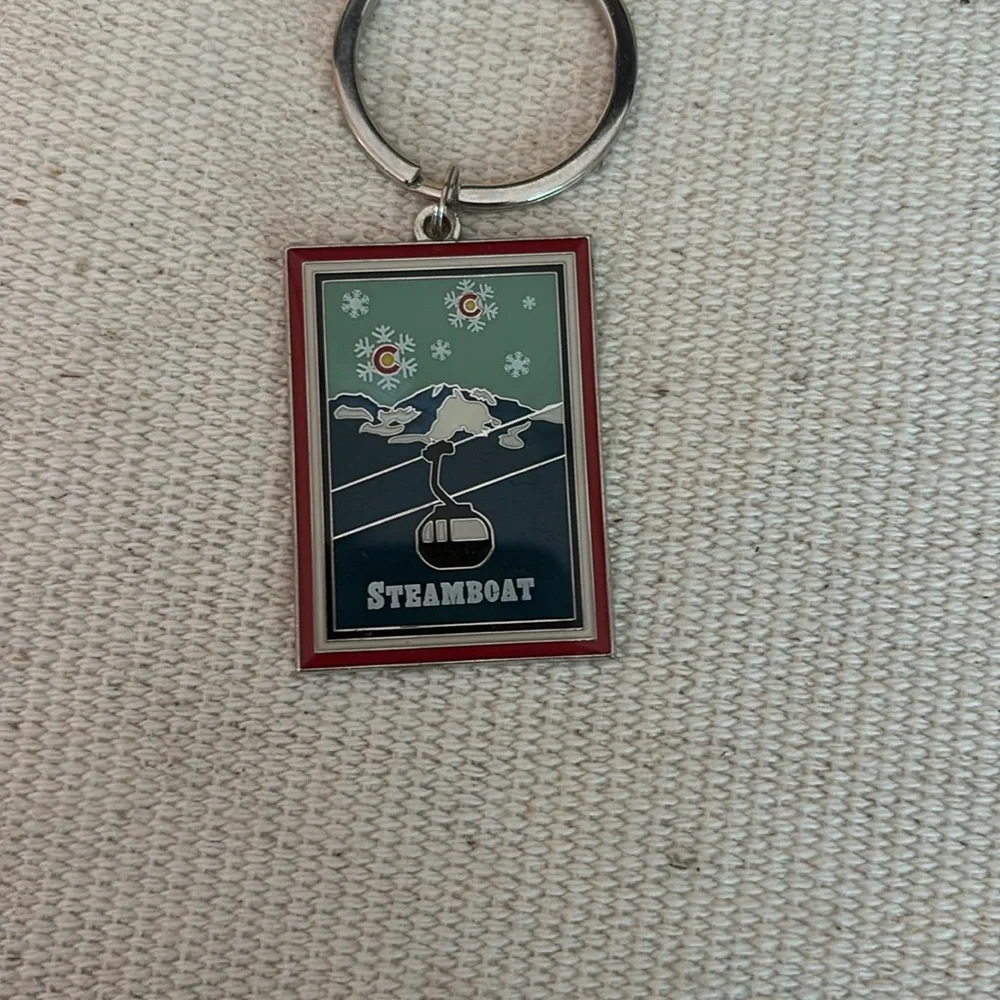 Colorado Steamboat Ski Resort Keychain souvenir